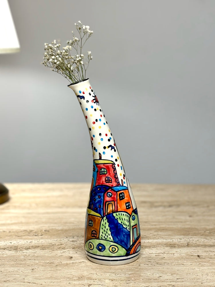 Chitra Porcelain Flower Vase